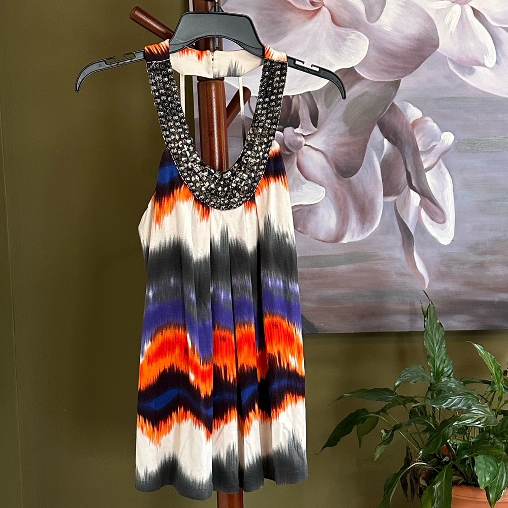 Boston Proper Embellished Tank Top